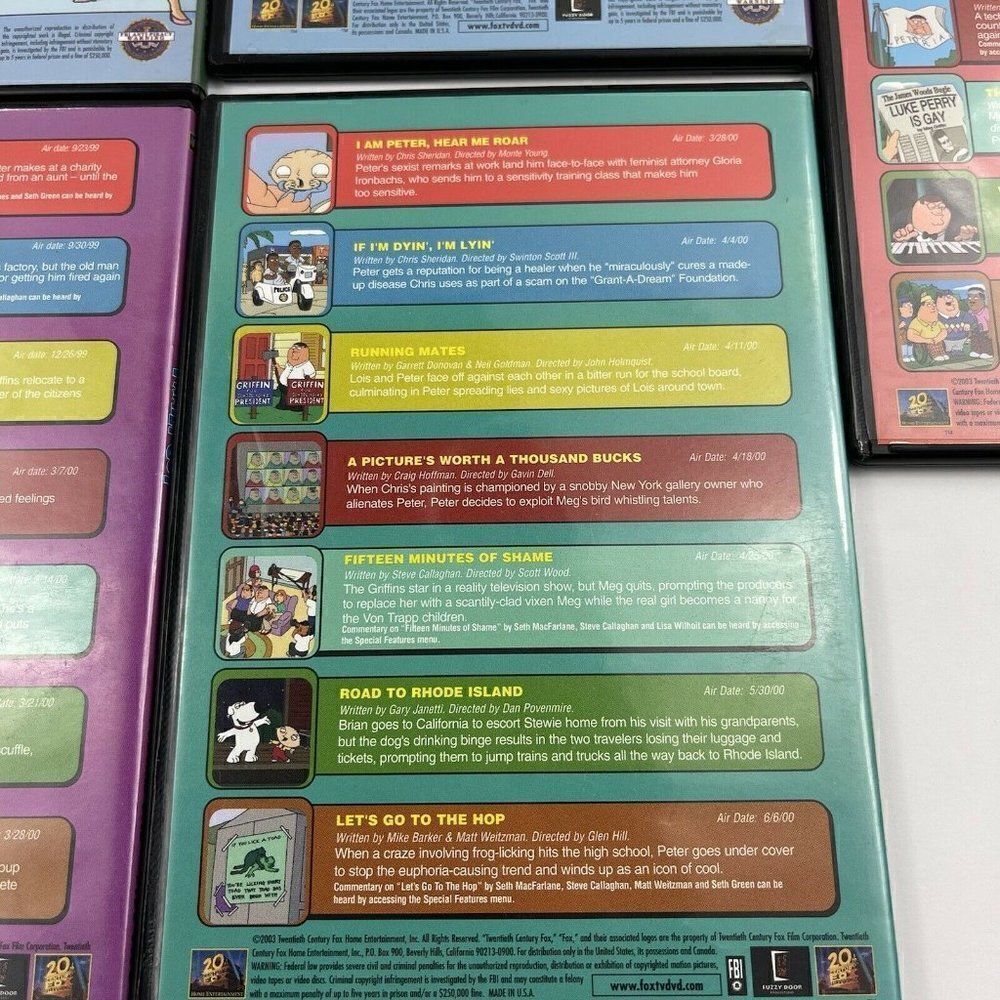 Family Guy Season 1 and Season 2 DVD - Picture 7 of 8